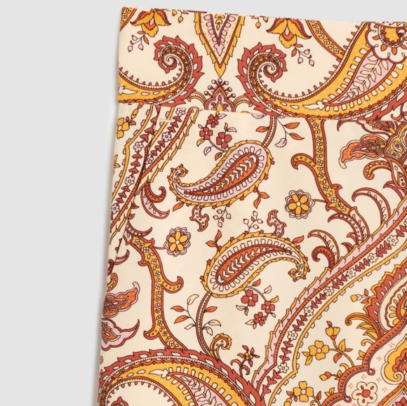 MELANIE LYNE Paisley Print Wide Leg Pants brand new with tags. - Picture 6 of 10